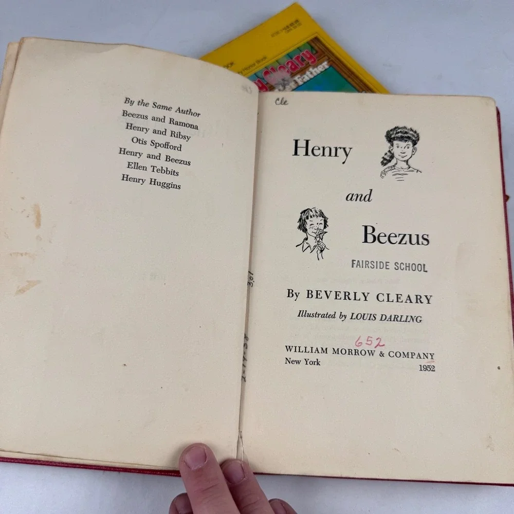 Beverly Cleary Lot of 7 Books Muggie Maggie Ramona Forever Henry Beezus